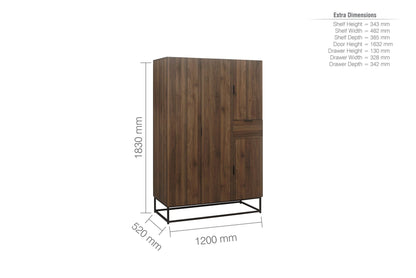 Houston 4 Door Wardrobe