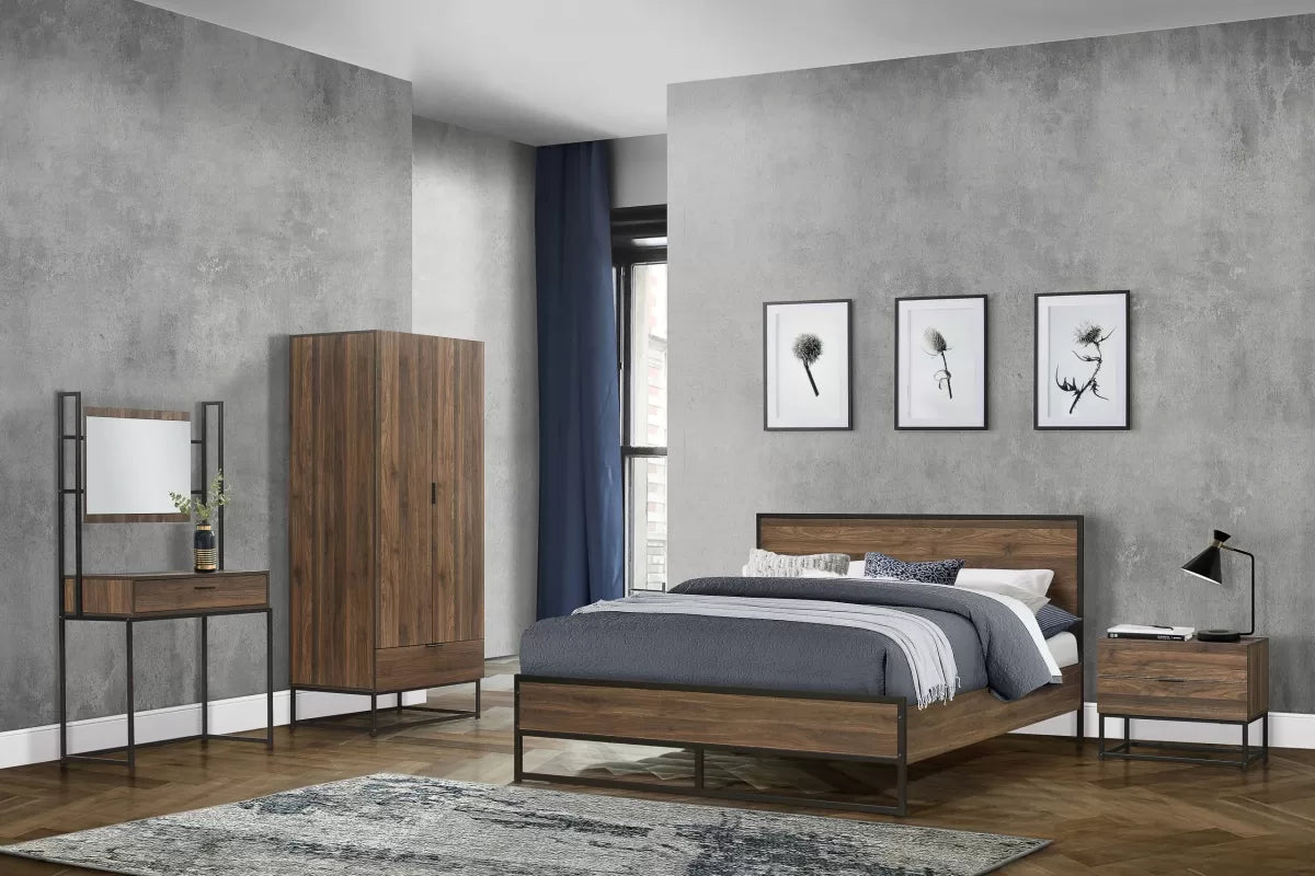 Houston 2 Drawer Bedside