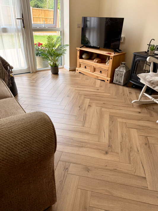 Albany Oak Herringbone 12mm Laminate