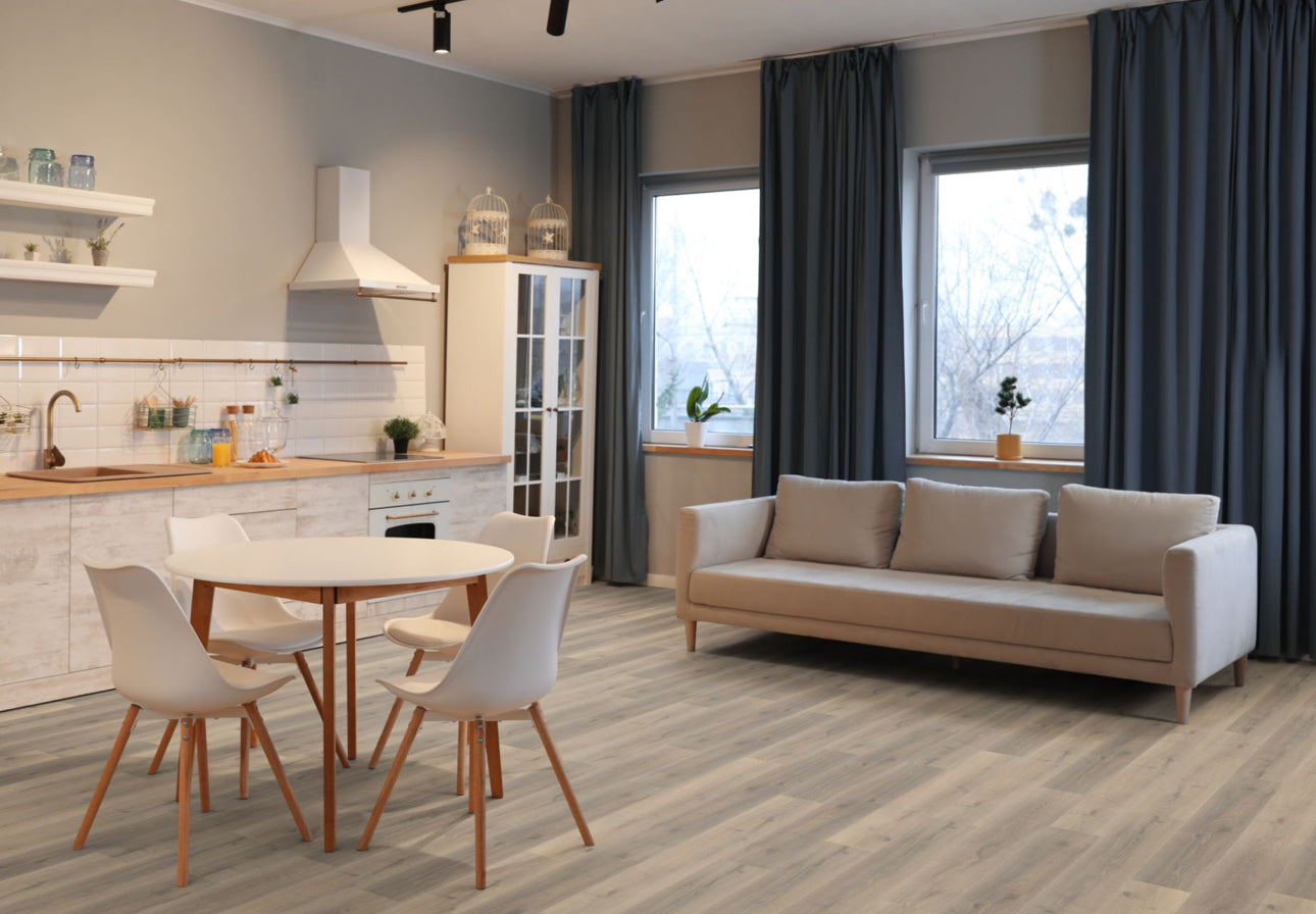 Greige Oak 12mm Laminate