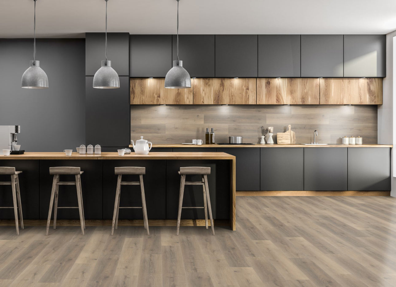 Greige Oak 12mm Laminate