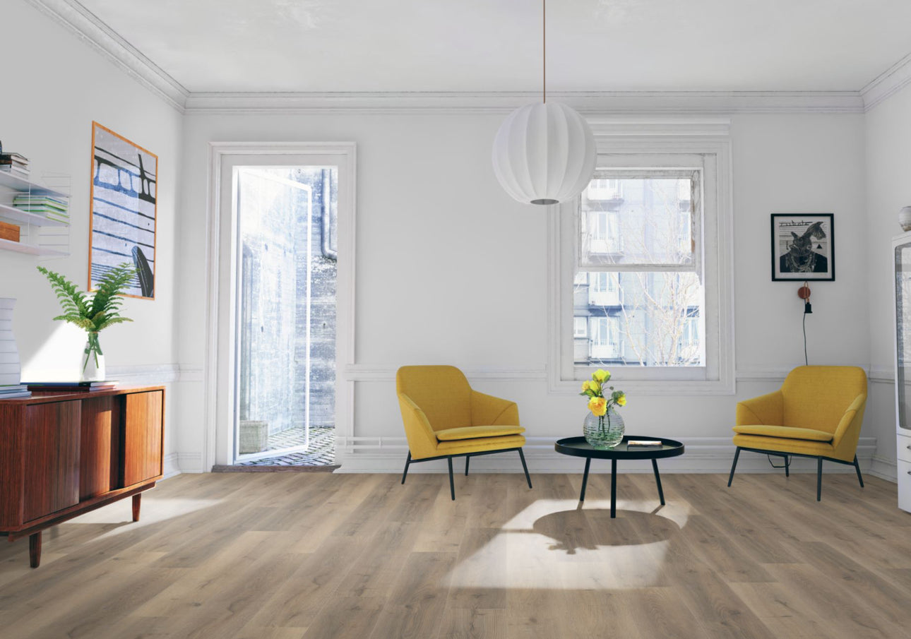 Greige Oak 12mm Laminate