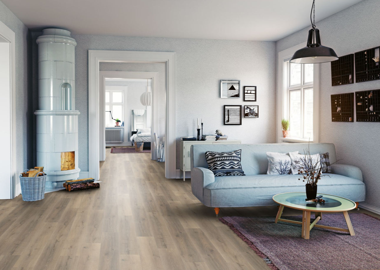 Greige Oak 12mm Laminate