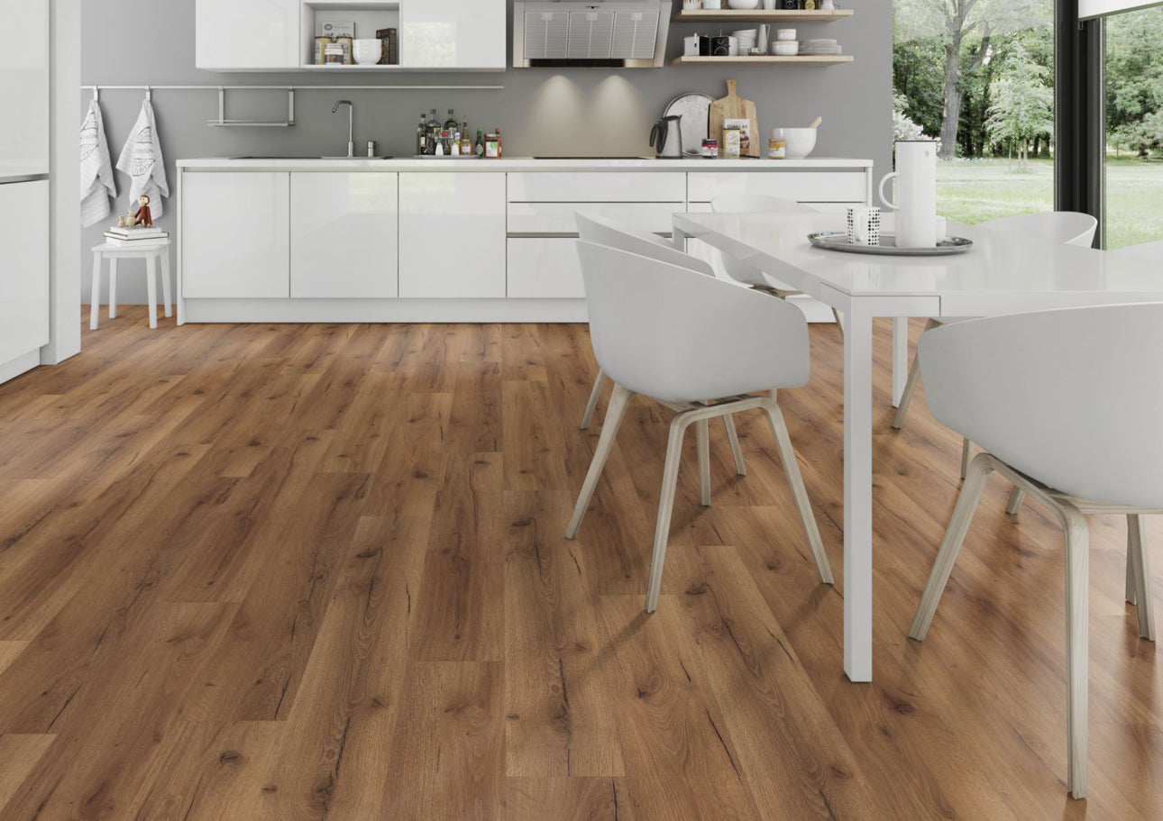 Oak Robust Fumed 12mm Laminate