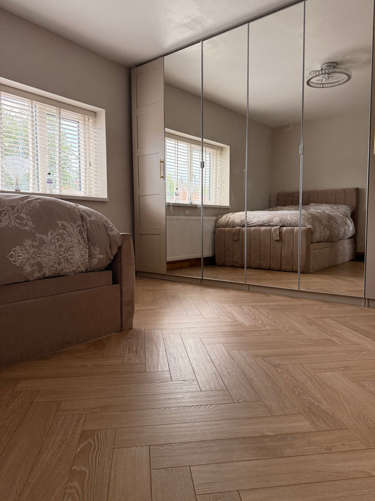 Dessert Oak Herringbone Laminate