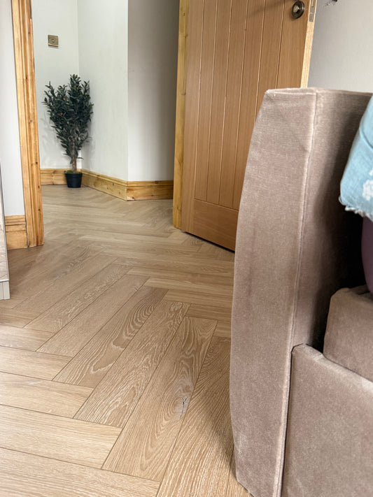 Dessert Oak Herringbone Laminate