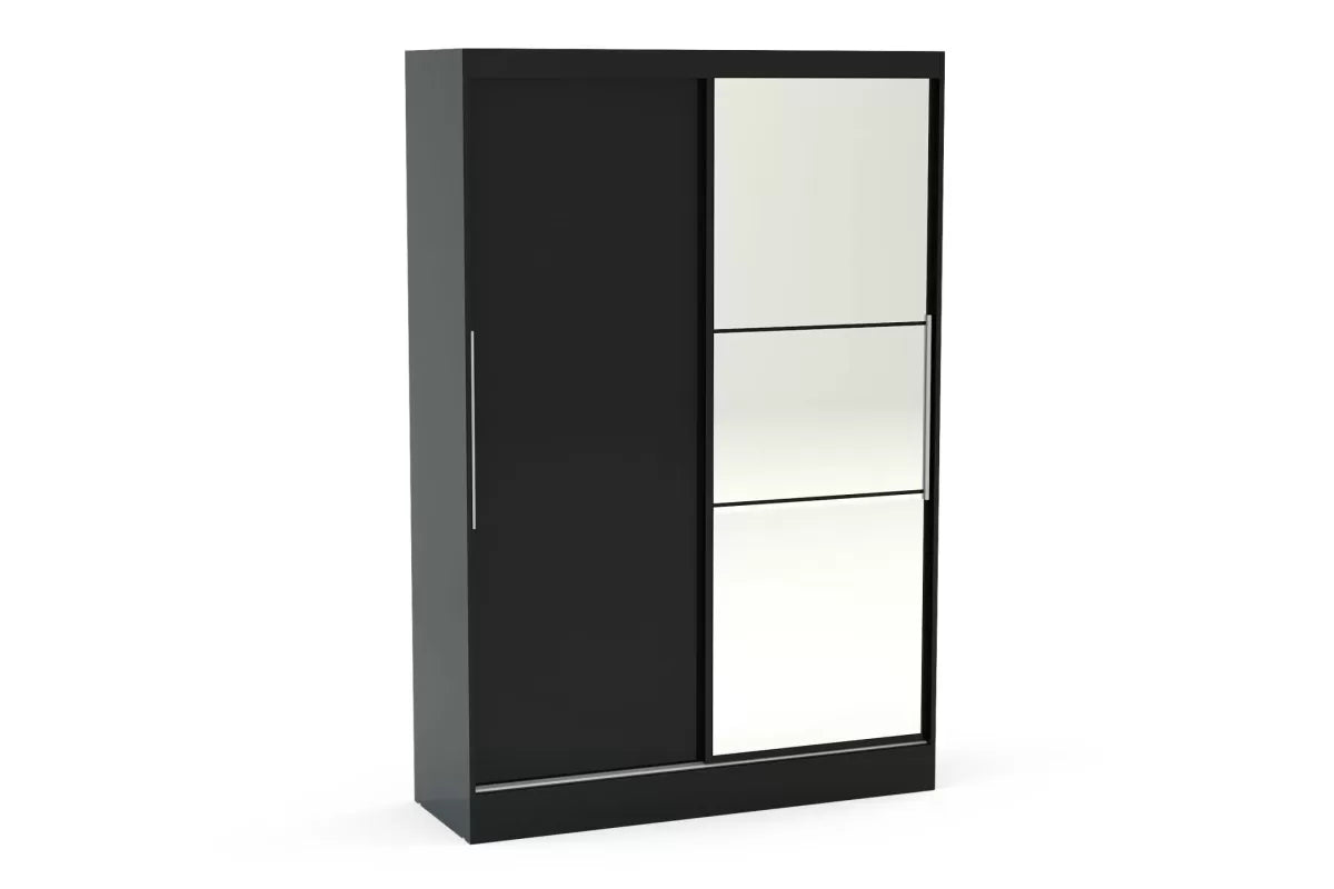 Lynx 2 Door Sliding Wardrobe With Mirror