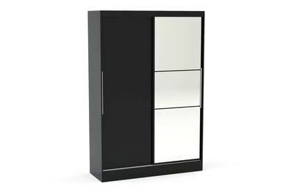 Lynx 2 Door Sliding Wardrobe With Mirror