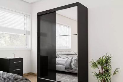 Lynx 2 Door Sliding Wardrobe With Mirror