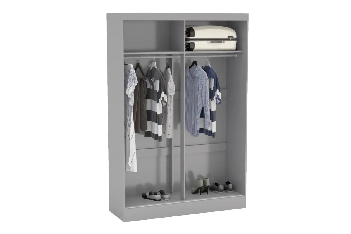 Lynx 2 Door Sliding Wardrobe With Mirror