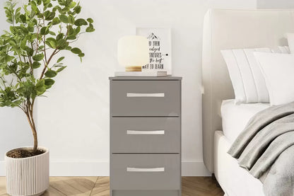 Lynx 3 Drawer Bedside