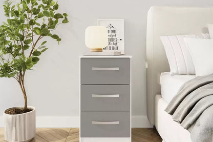 Lynx 3 Drawer Bedside