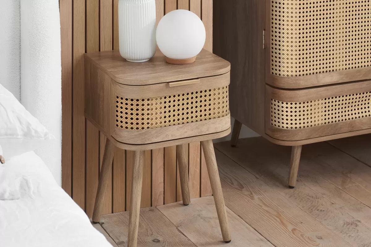 Noah 1 Drawer Bedside