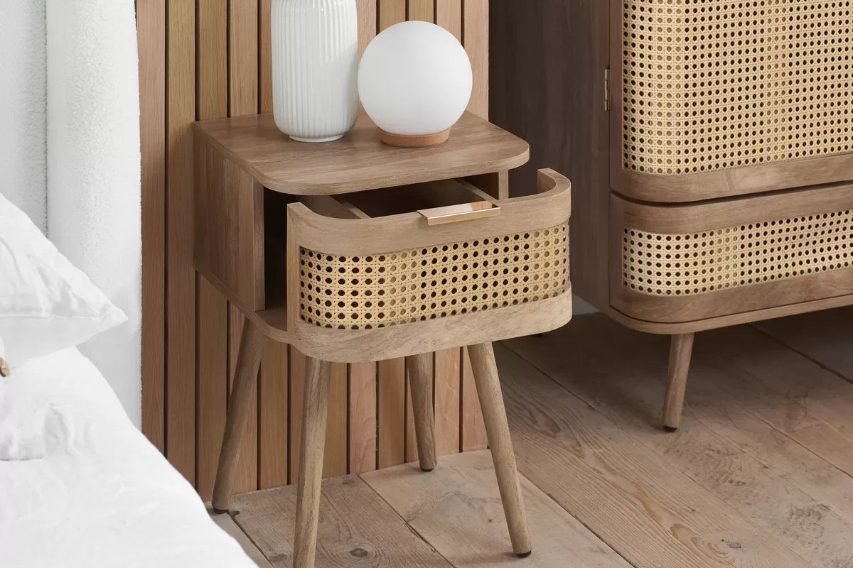 Noah 1 Drawer Bedside
