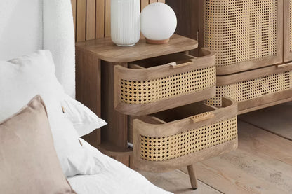 Noah 2 Drawer Bedside