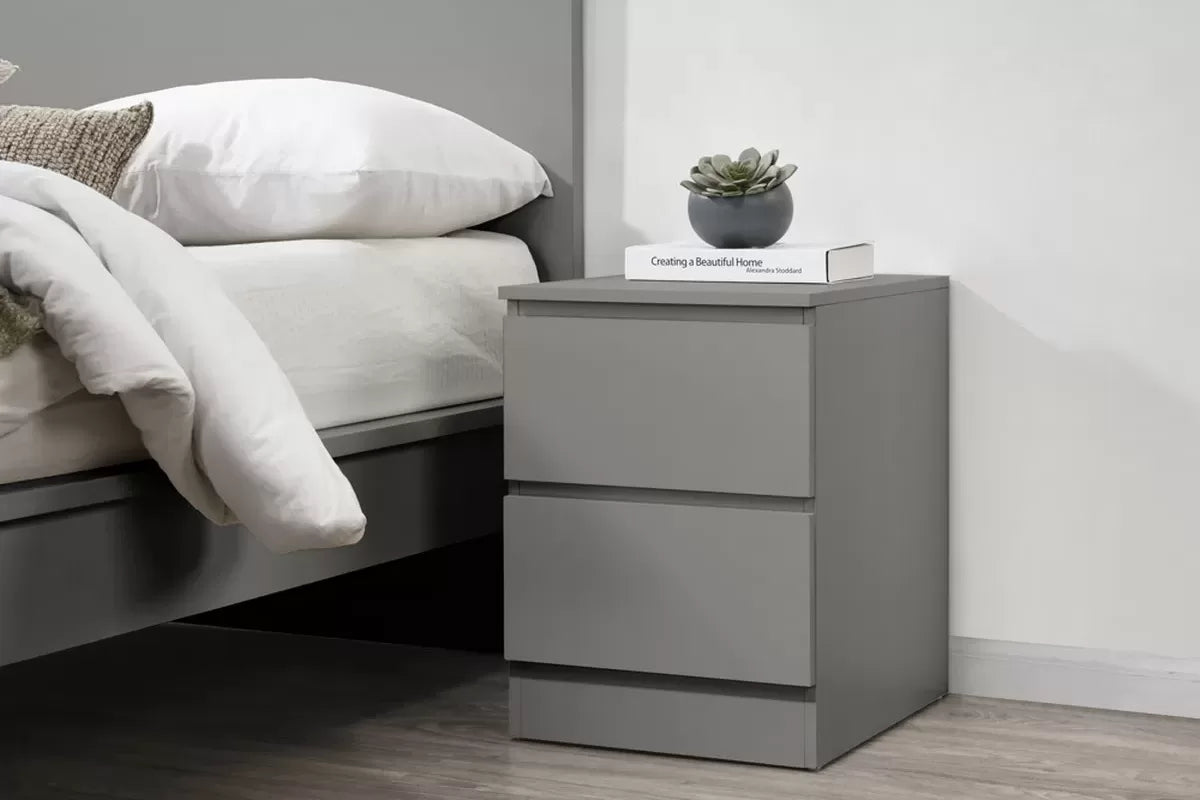 Oslo 2 Drawer Bedside