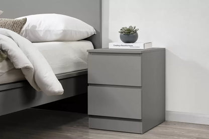 Oslo 2 Drawer Bedside