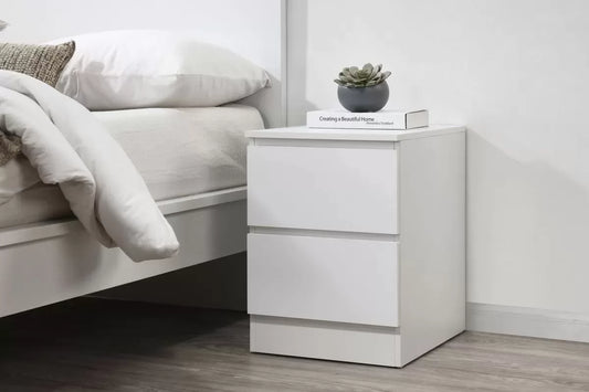 Oslo 2 Drawer Bedside