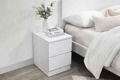 Oslo 2 Drawer Bedside