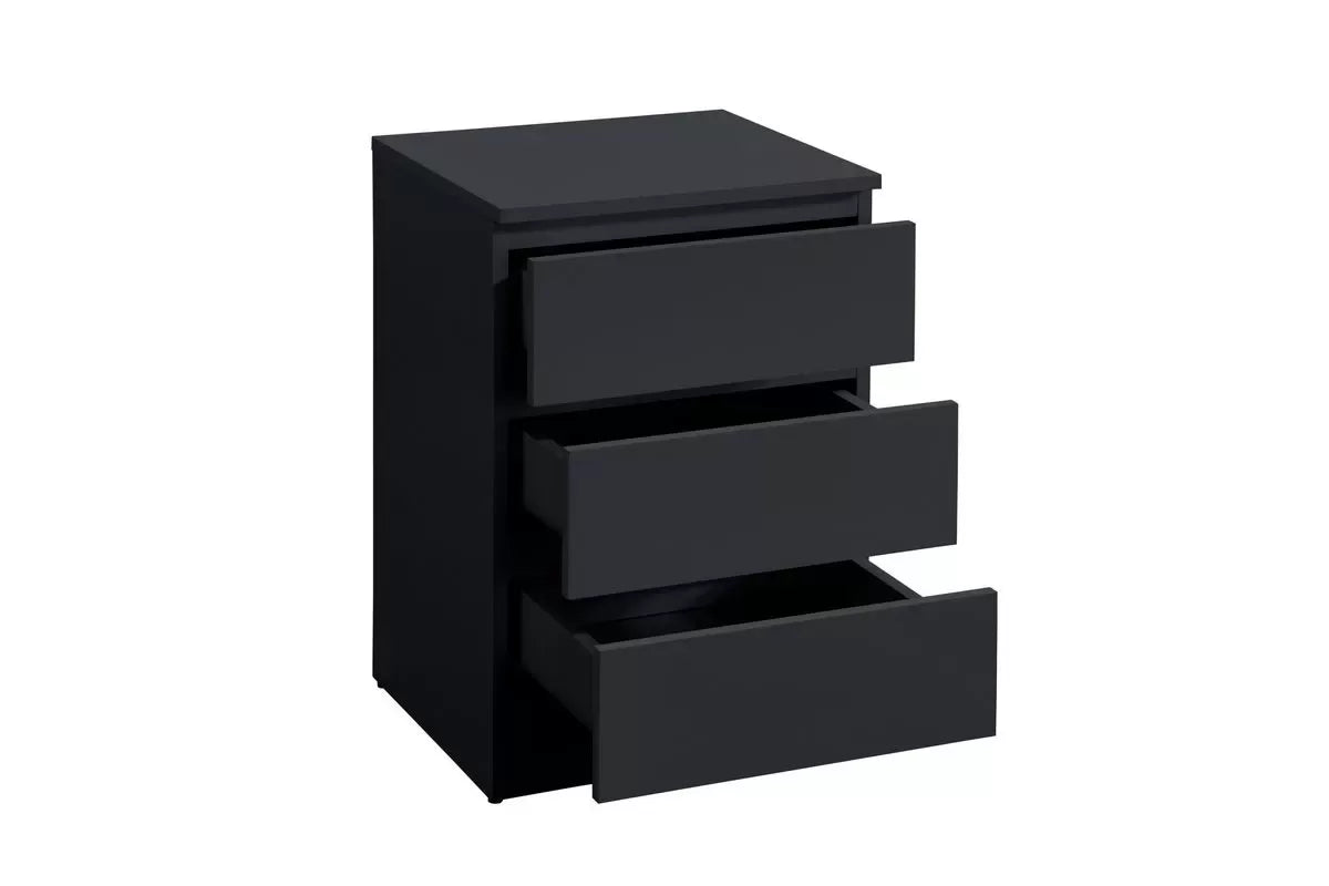 Oslo 3 Drawer Bedside