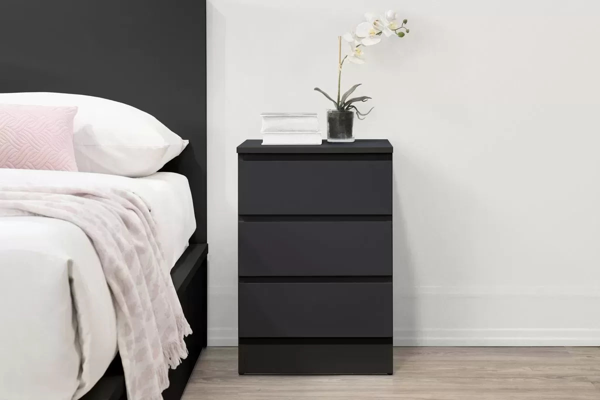 Oslo 3 Drawer Bedside