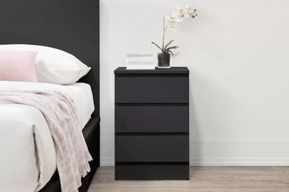 Oslo 3 Drawer Bedside