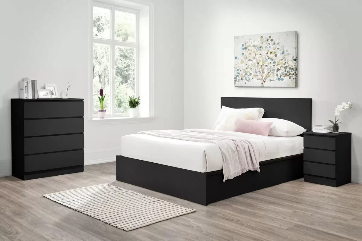 Oslo 3 Drawer Bedside