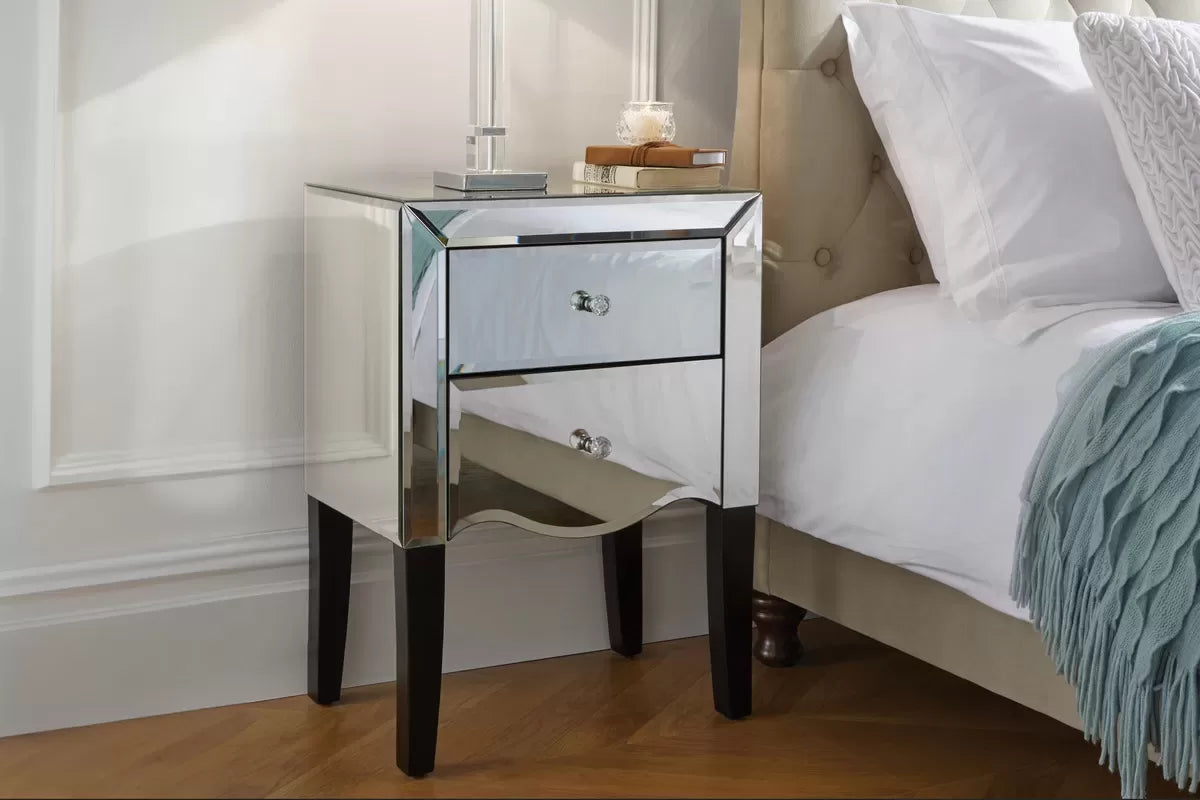 Palermo 2 Drawer Bedside
