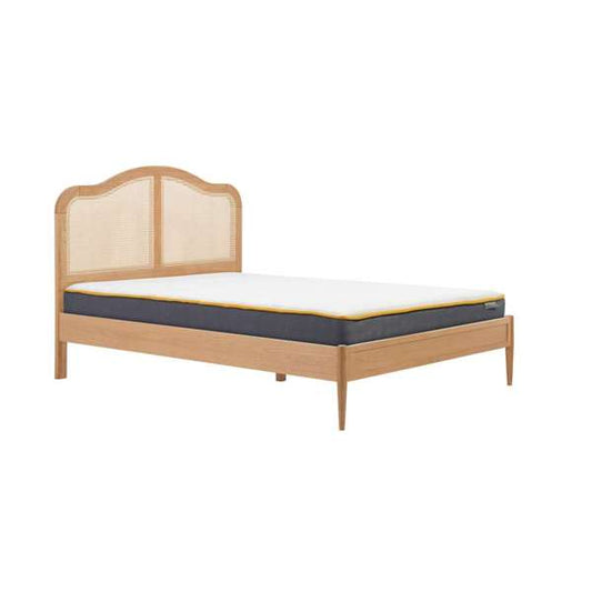 Leonie Rattan Bed Oak