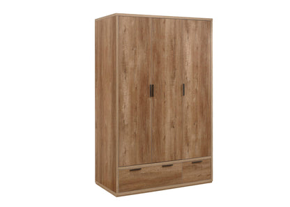 Stockwell 3 Door 2 Drawer Wardrobe