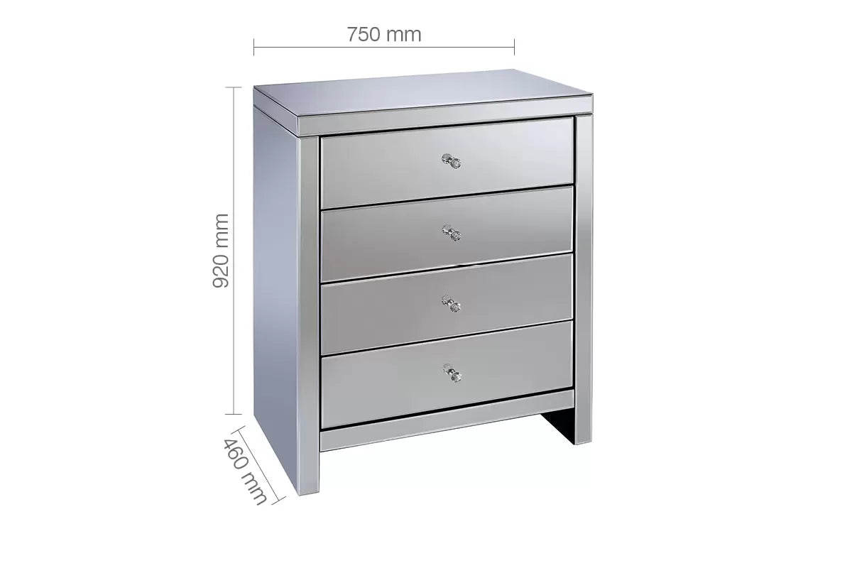 Seville 4 Drawer Chest