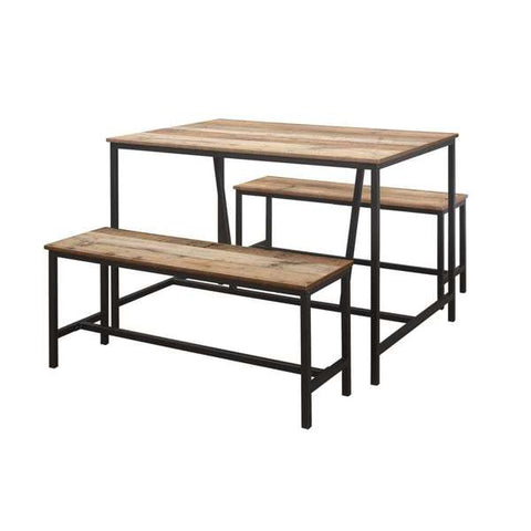 Urban Dining Table & Bench Set