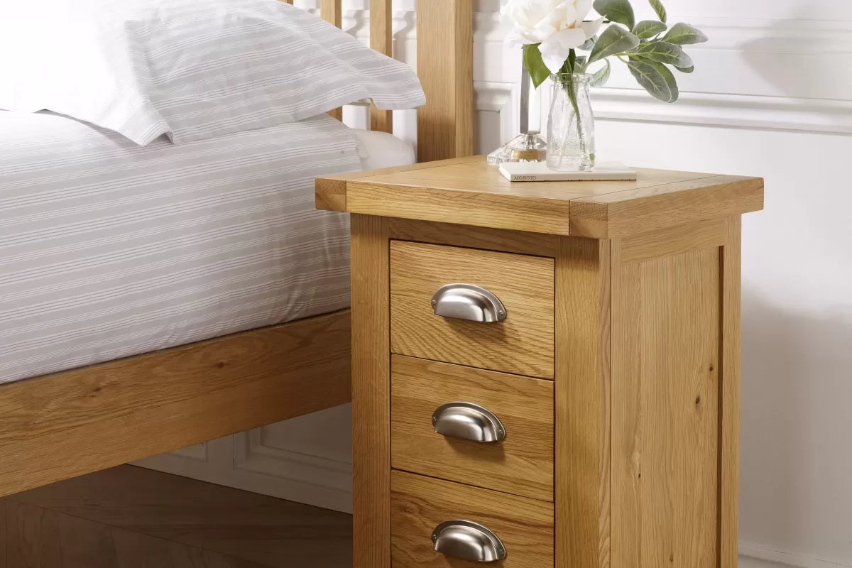Woburn Small 3 Drawer Bedside