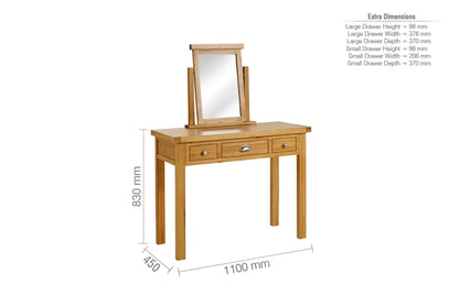 Woburn 3 Drawer Dressing Table