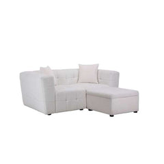 Milo 2 Seater Sofa With Footstool