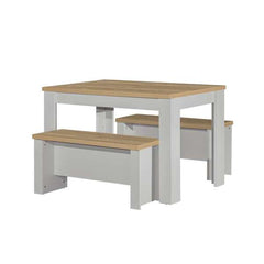 Highgate Dining Table & Bench Set